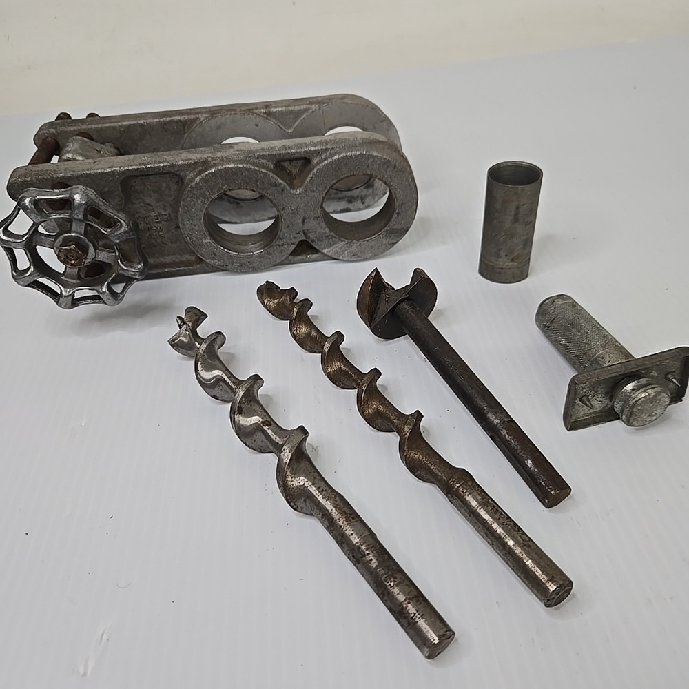 Vintage Dexter Lock installation‎ jig fixture kit